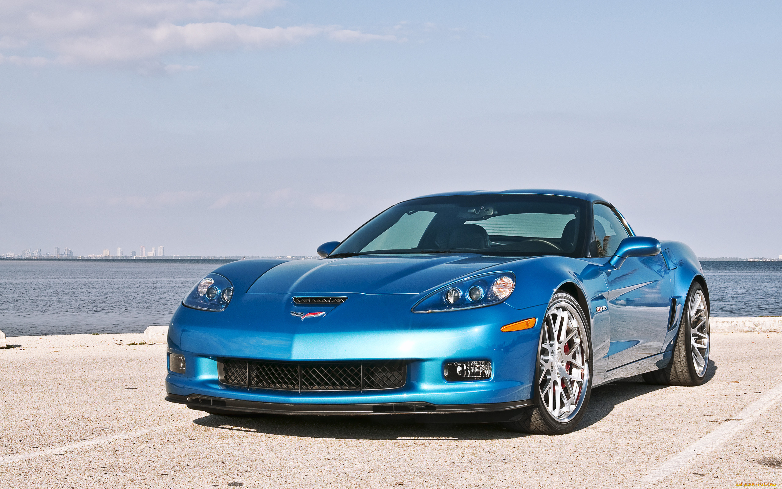 , corvette, z06, chevrolet, blue, 360